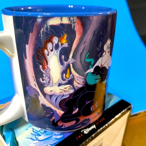 DISNEY STORE EXCLUSIVE VTG 90’s NWT THE LITTLE MERMAID COLLECTIBLE CERAMIC MUG - Picture 5 of 16